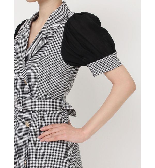 RESEXXY「スリーブシアーデザインミニワンピース」|ワンピース|