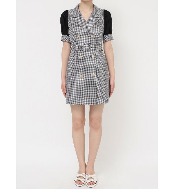 RESEXXY「スリーブシアーデザインミニワンピース」|ワンピース|