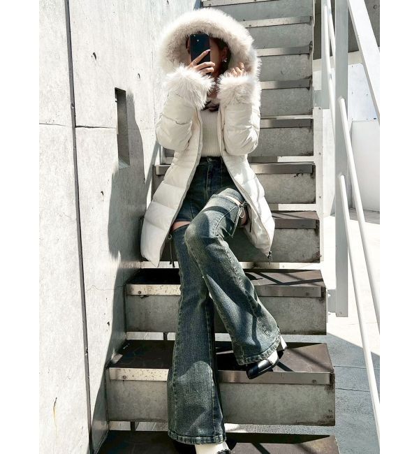 RESEXXY「フード付きダウンコート【完売サイズは品番：1526100221で販売中】」|ダウン|