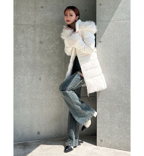 RESEXXY「フード付きダウンコート【完売サイズは品番：1526100221で販売中】」|ダウン|