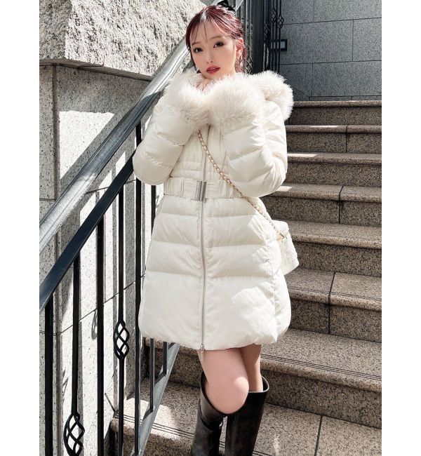 RESEXXY「フード付きダウンコート【完売サイズは品番：1526100221で販売中】」|ダウン|