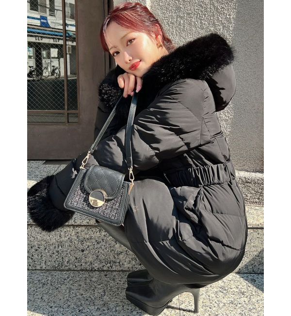 RESEXXY「フード付きダウンコート【完売サイズは品番：1526100221で販売中】」|ダウン|