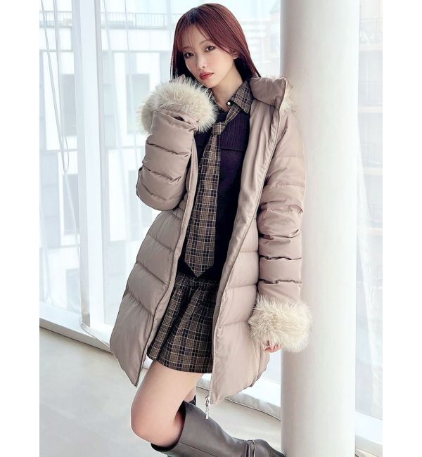 RESEXXY「フード付きダウンコート【完売サイズは品番：1526100221で販売中】」|ダウン|