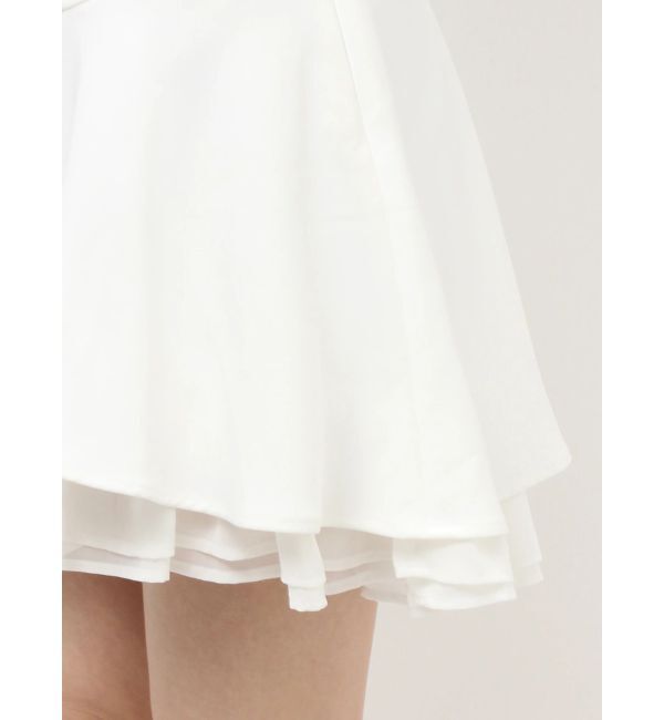 RESEXXY「アシンメトリーフレアミニスカート」|スカート|