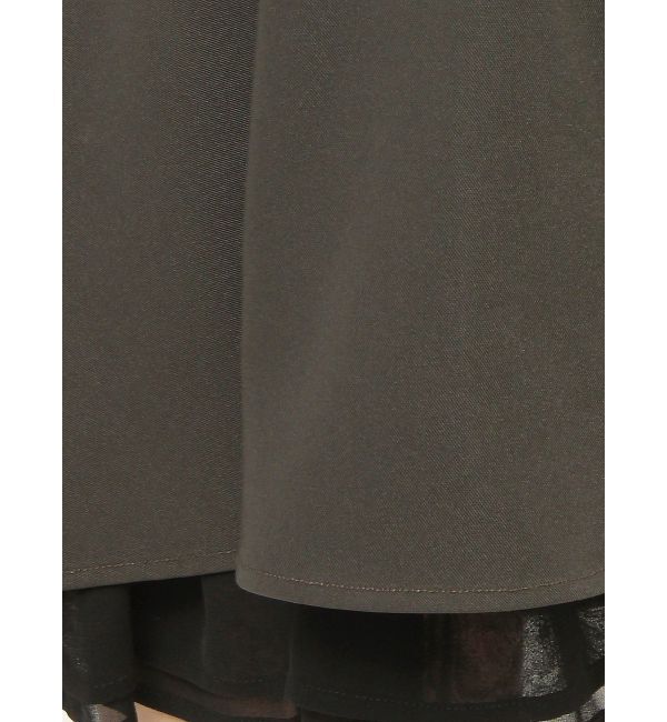 RESEXXY「アシンメトリーフレアミニスカート」|スカート|