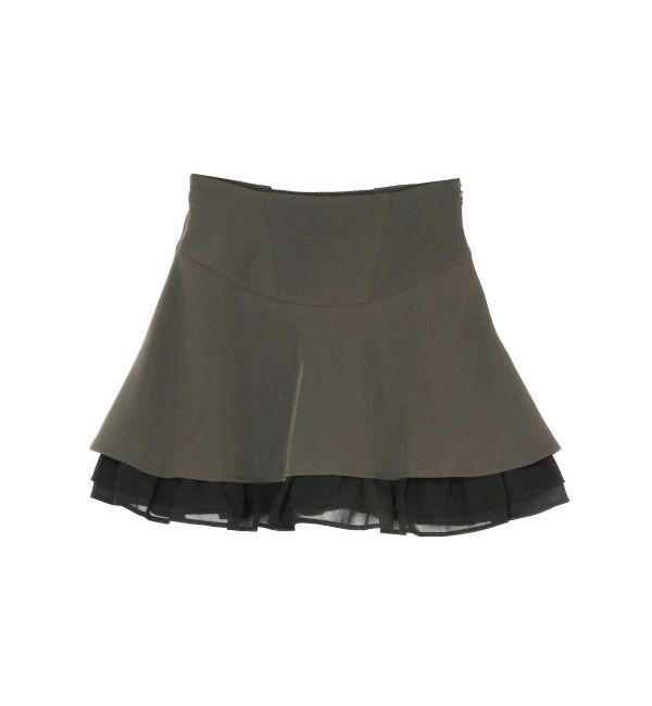 RESEXXY「アシンメトリーフレアミニスカート」|スカート|