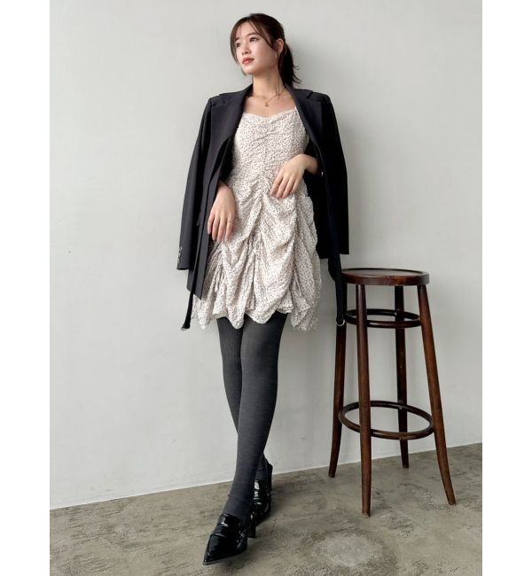 dazzlin「ギャザーリボンミニワンピース」|ワンピース|