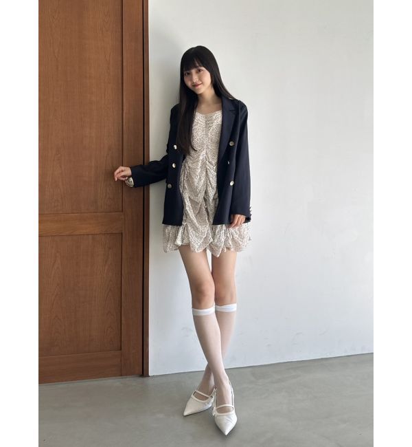 dazzlin「ギャザーリボンミニワンピース」|ワンピース|