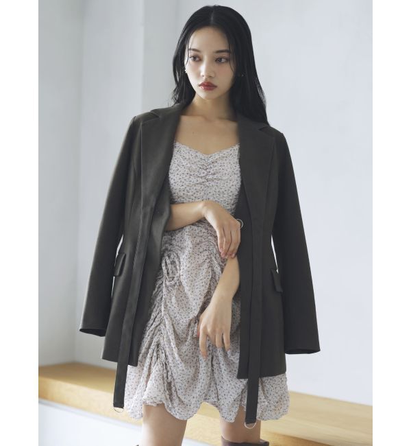 dazzlin「ギャザーリボンミニワンピース」|ワンピース|