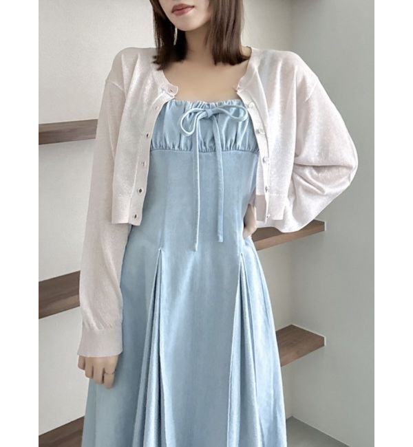 dazzlin「スイッチングステッチジャンスカ」|ワンピース|