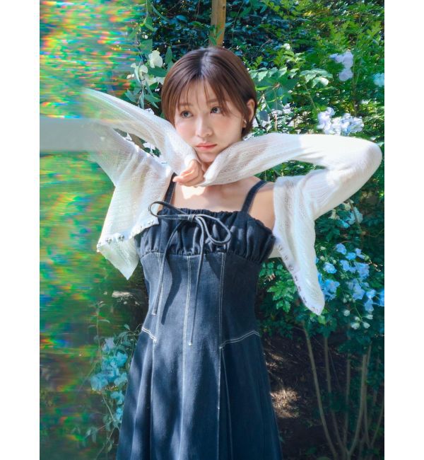 dazzlin「スイッチングステッチジャンスカ」|ワンピース|