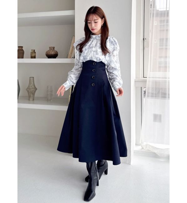 dazzlin「サイドプリーツトレンチコルセットスカート」|スカート|