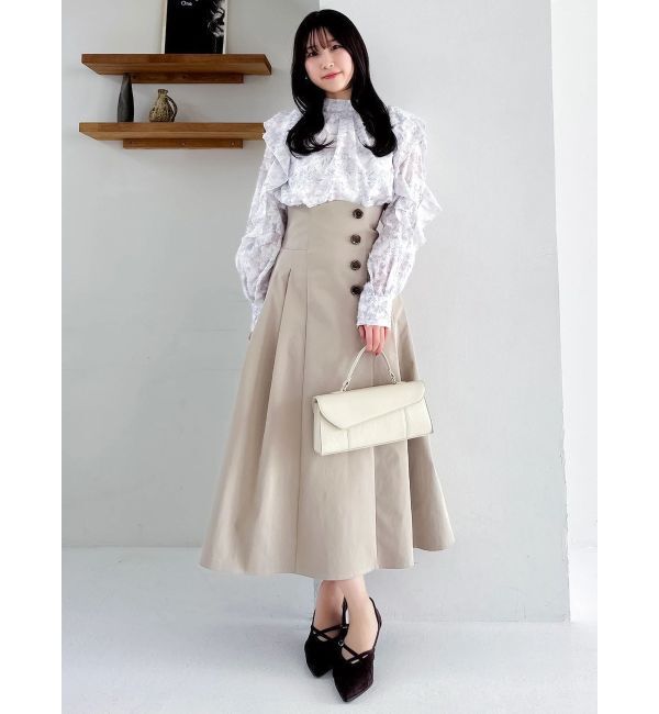dazzlin「サイドプリーツトレンチコルセットスカート」|スカート|