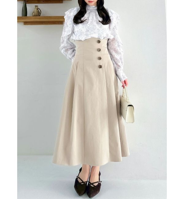 dazzlin「サイドプリーツトレンチコルセットスカート」|スカート|
