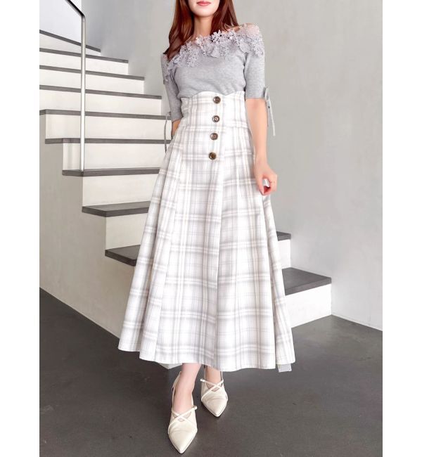 dazzlin「サイドプリーツトレンチコルセットスカート」|スカート|