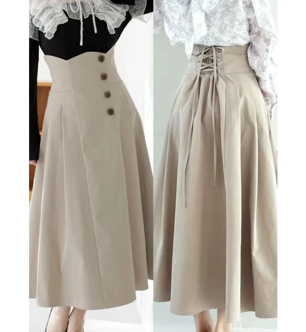 dazzlin「サイドプリーツトレンチコルセットスカート」|スカート|