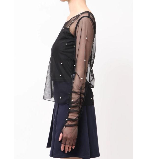 dazzlin「2wayシアートップス」|Tシャツ・カットソー|