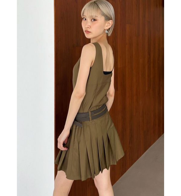 EMODA「ダブルベルトミニワンピース」|ワンピース|