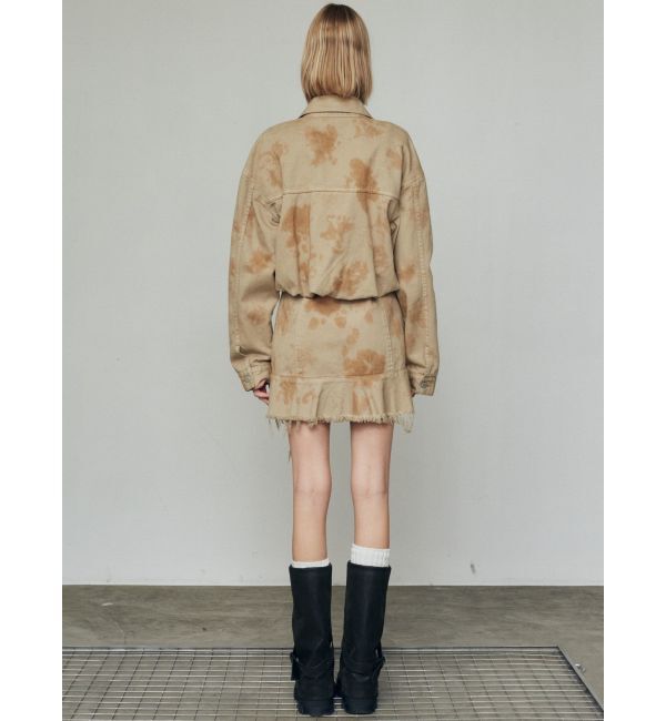 EMODA「アシンメトリーデニムミニワンピース」|ワンピース|