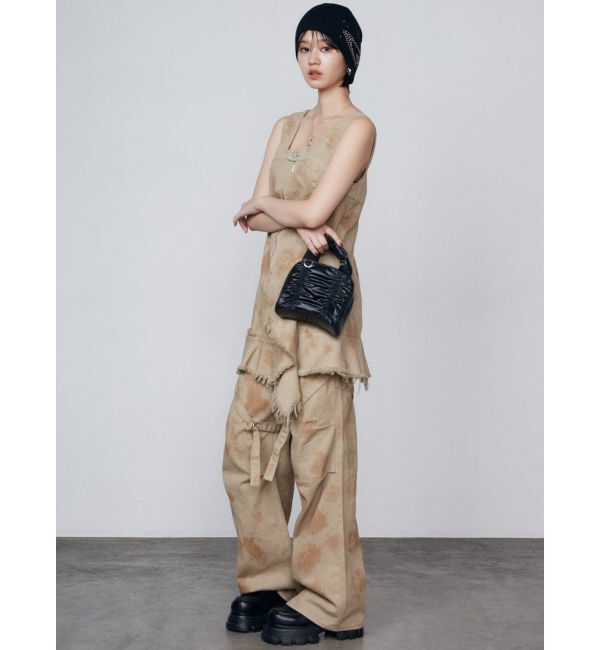 EMODA「アシンメトリーデニムミニワンピース」|ワンピース|