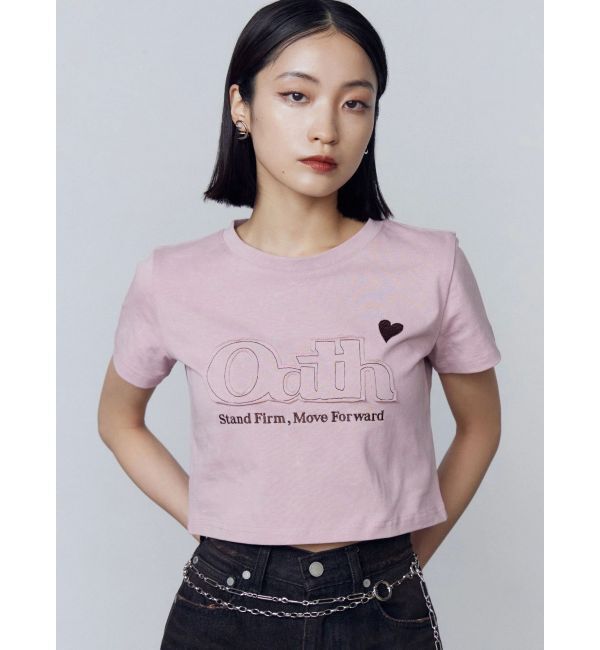 EMODA「ロゴパッチミニマルTシャツ」|Tシャツ・カットソー|