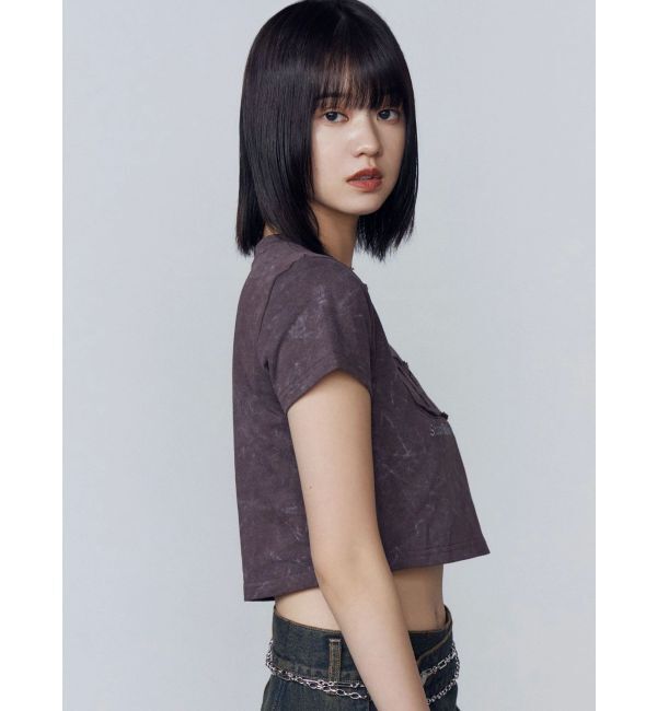 EMODA「ロゴパッチミニマルTシャツ」|Tシャツ・カットソー|