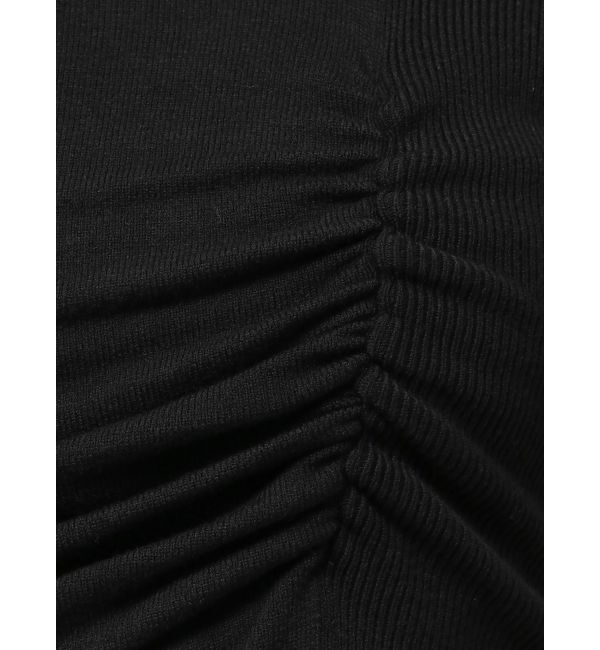 EMODA「チョーカーギャザーショートスリーブニット」|ニット・セーター|