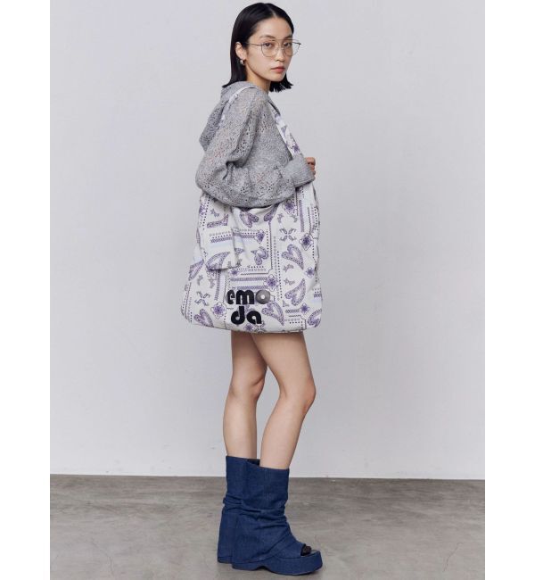 EMODA「シアーニットフーディ」|ニット・セーター|