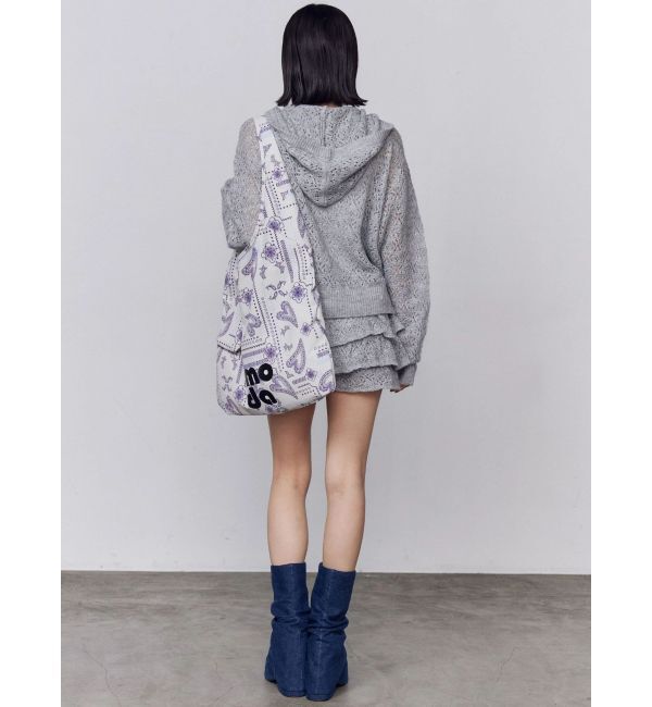 EMODA「シアーニットフーディ」|ニット・セーター|