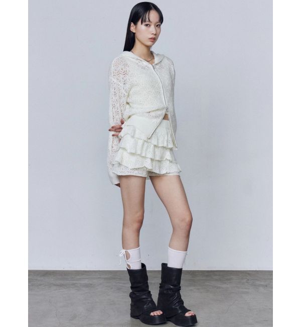 EMODA「シアーニットフーディ」|ニット・セーター|