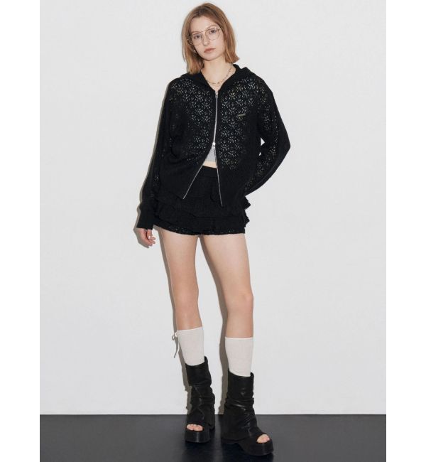 EMODA「シアーニットフーディ」|ニット・セーター|