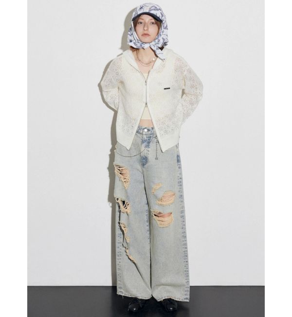 EMODA「シアーニットフーディ」|ニット・セーター|