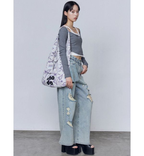 EMODA「ワイドチャームトートバッグ」|トートバッグ|