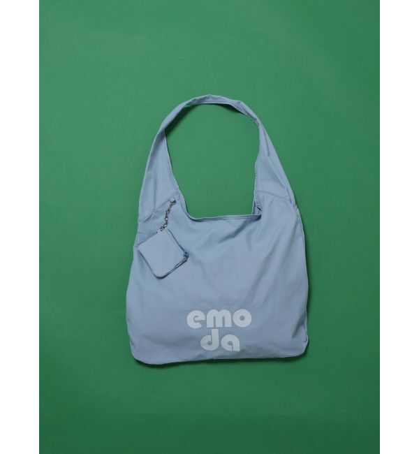 EMODA「ワイドチャームトートバッグ」|トートバッグ|ブルー