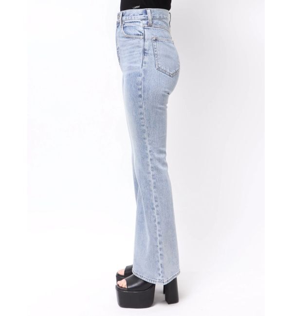 EMODA「ミニマルジャストウエストフレアデニム」|デニム|
