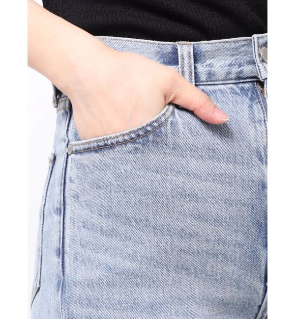 EMODA「ミニマルジャストウエストフレアデニム」|デニム|