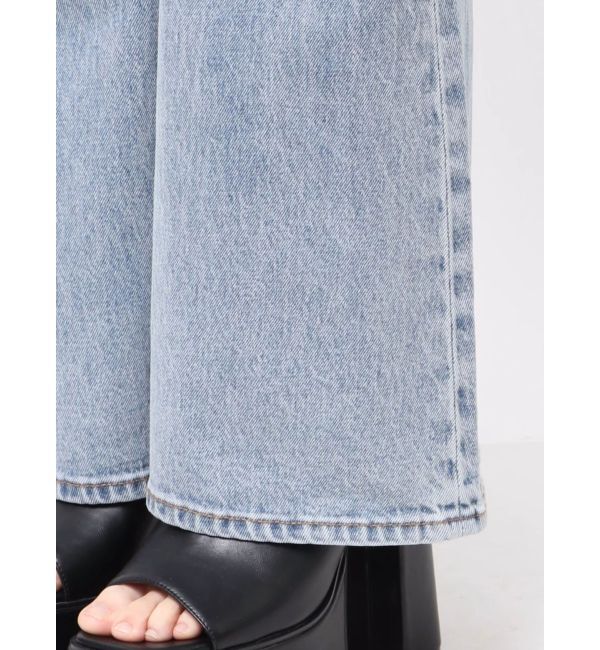 EMODA「ミニマルジャストウエストフレアデニム」|デニム|