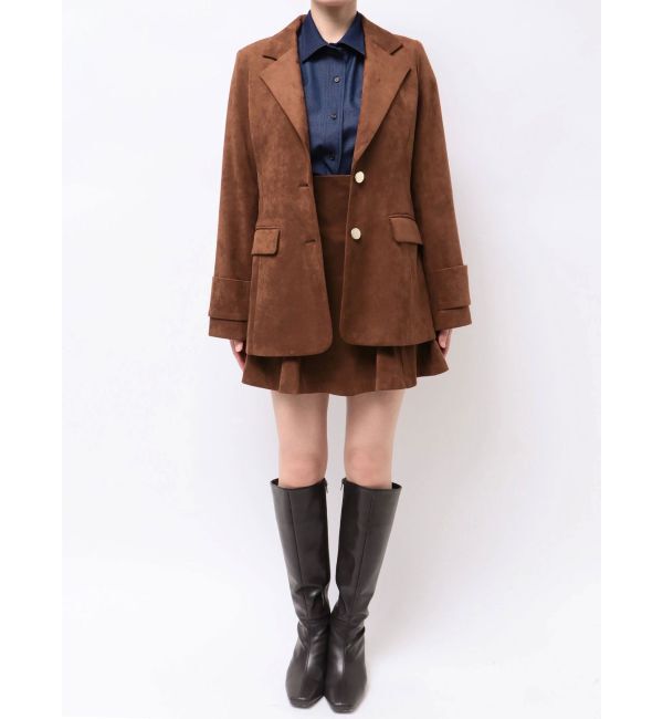 MERCURYDUO「フィットアンドフレアジャケット」|テーラードジャケット|