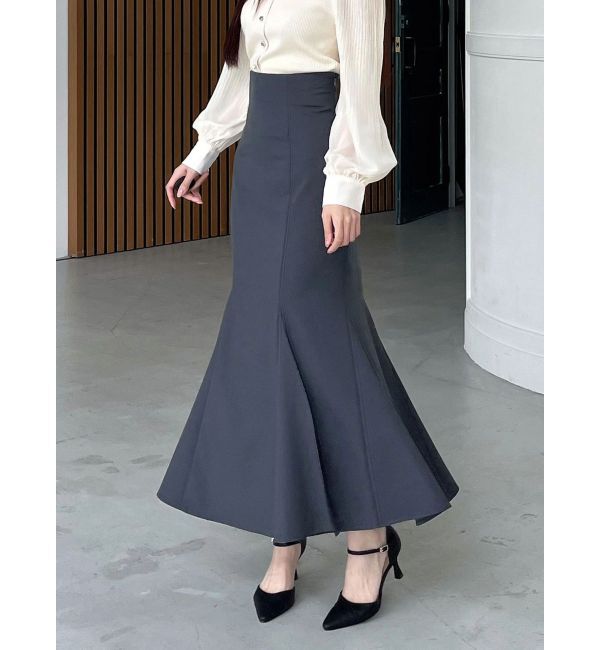 MERCURYDUO「バックレースアップストレッチマーメイドスカート」|スカート|