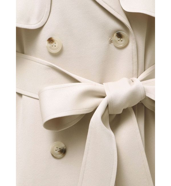 MERCURYDUO「バックチュールトレンチコート」|トレンチコート|