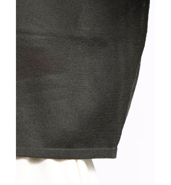 Ungrid「Vネックシアーショートニットカーデ」|カーディガン|