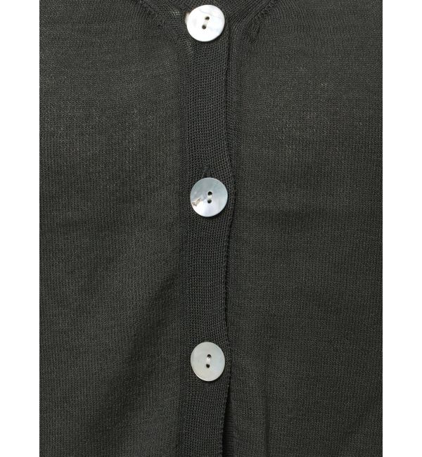 Ungrid「Vネックシアーショートニットカーデ」|カーディガン|