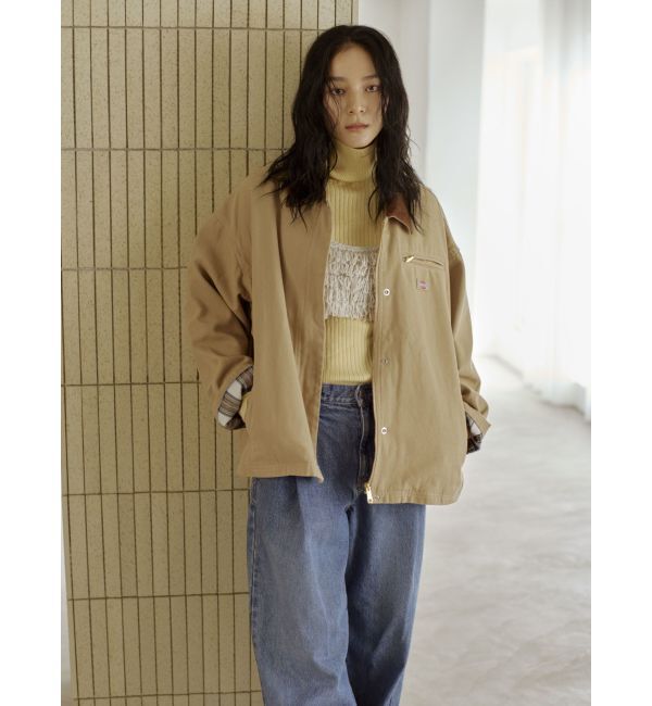 Ungrid「Dickies別注 バイカラーブルゾン」|ブルゾン・スタジャン|ベージュ