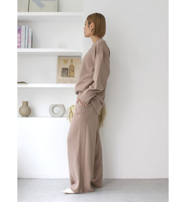 Ungrid「ミニループヤーンルーズニット」|ニット・セーター|