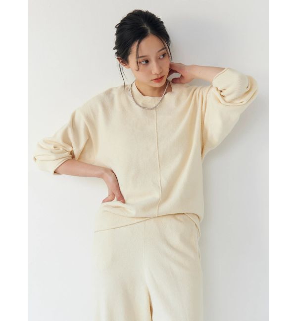 Ungrid「ミニループヤーンルーズニット」|ニット・セーター|