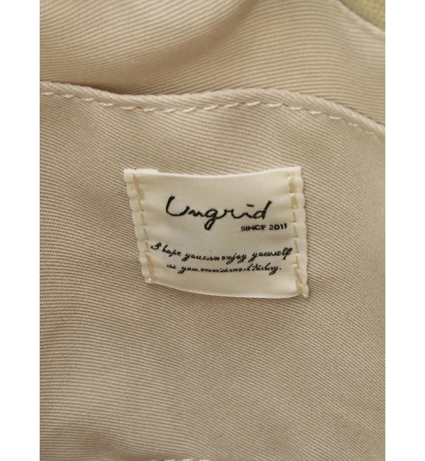 Ungrid「キャンバスショルダーバッグ」|ショルダー・メッセンジャー|