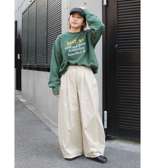 Ungrid「【WEB限定】フロントロゴルーズスウェット」|スウェット・ジャージ|