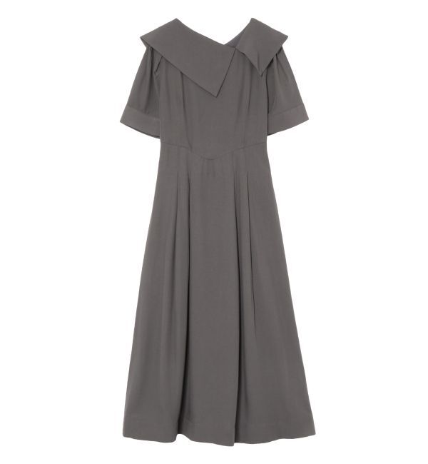 LAGUNAMOON「アシメカラーネックワンピース」|ワンピース|