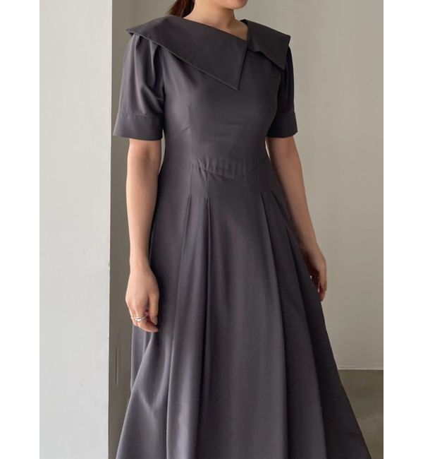 LAGUNAMOON「アシメカラーネックワンピース」|ワンピース|