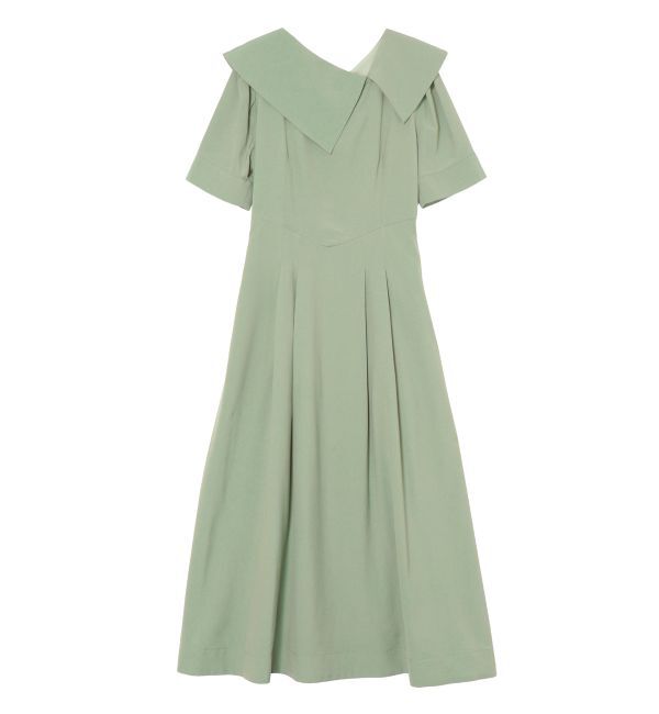 LAGUNAMOON「アシメカラーネックワンピース」|ワンピース|